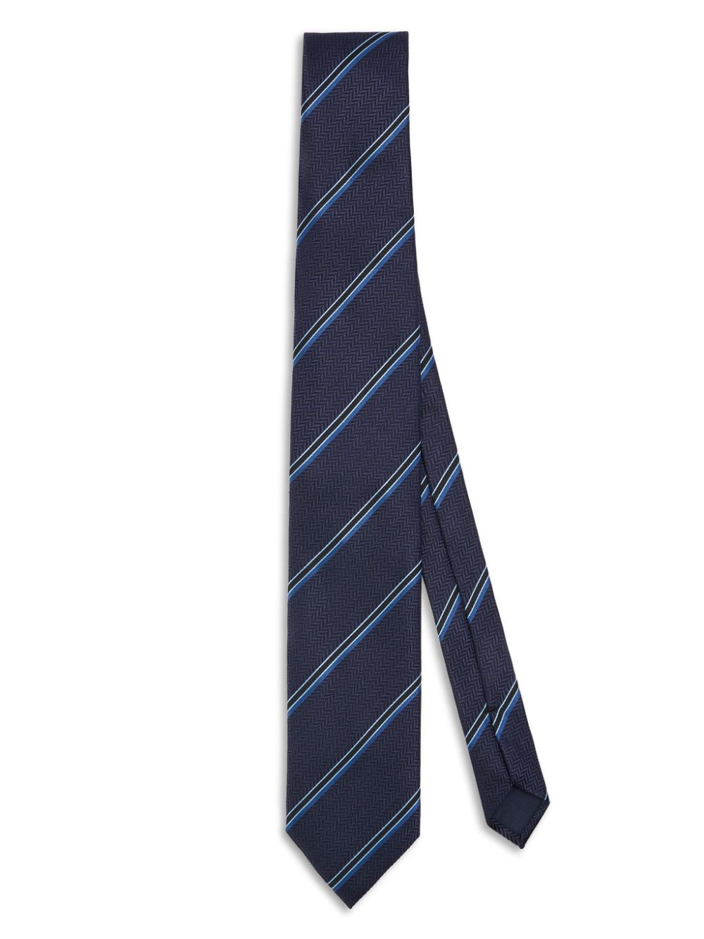 TOM FORD striped silk tie - Blue von TOM FORD