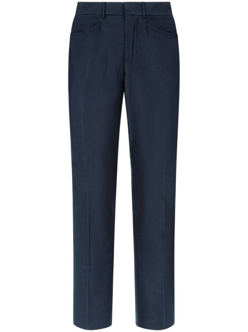 TOM FORD tailored cotton trousers - Blue von TOM FORD