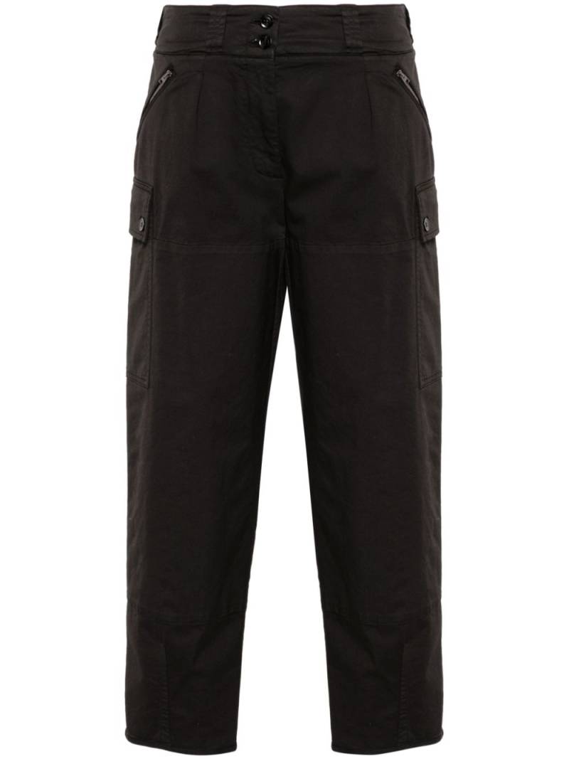 TOM FORD tapered cropped trousers - Black von TOM FORD