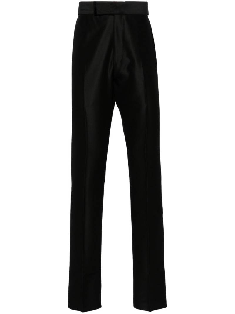 TOM FORD tapered wool-blend trousers - Black von TOM FORD