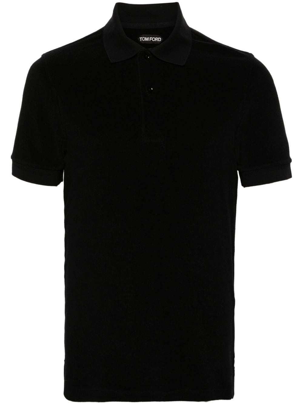 TOM FORD towelling cotton-blend polo shirt - Black von TOM FORD