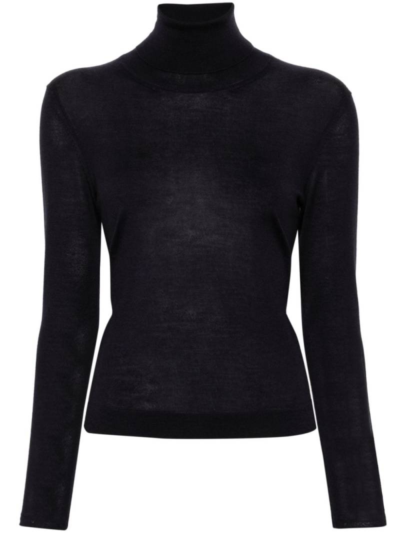 TOM FORD turtleneck fine-knit sweater - Blue von TOM FORD