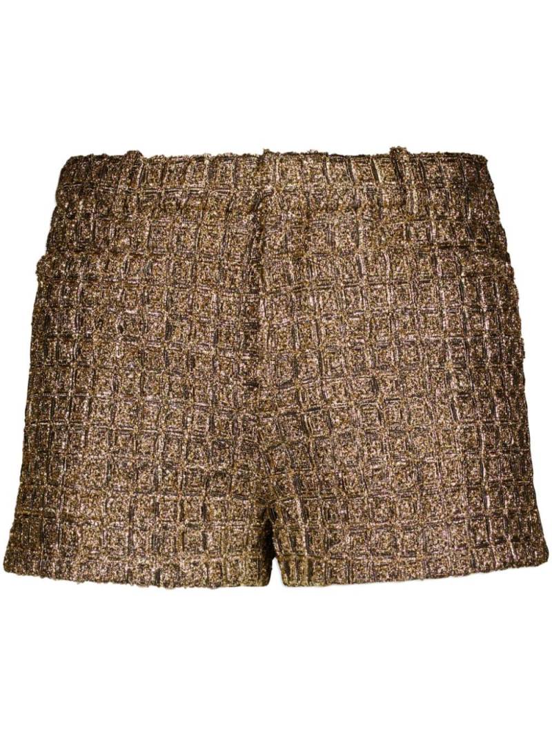 TOM FORD tweel mini shorts - Gold von TOM FORD