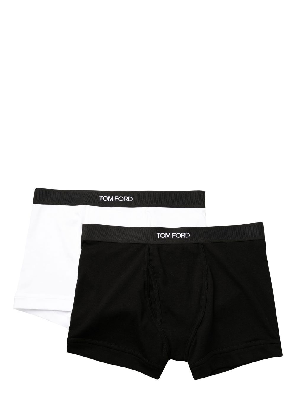 TOM FORD two-pack logo waistband boxers - Black von TOM FORD