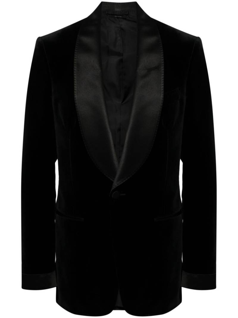 TOM FORD velvet blazer - Black von TOM FORD