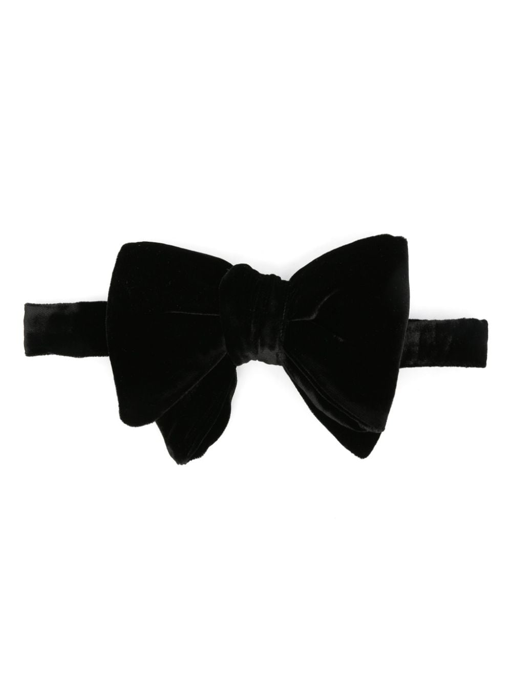 TOM FORD velvet bow tie - Black von TOM FORD