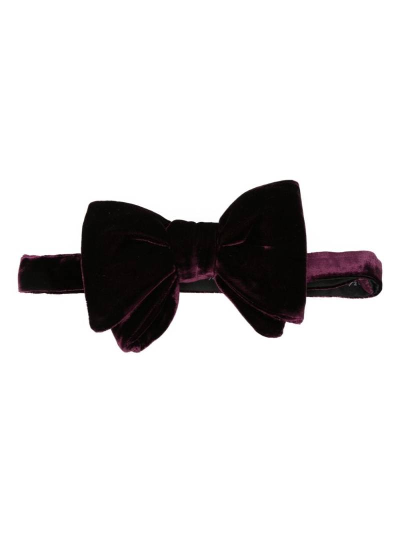 TOM FORD velvet bow tie - Purple von TOM FORD