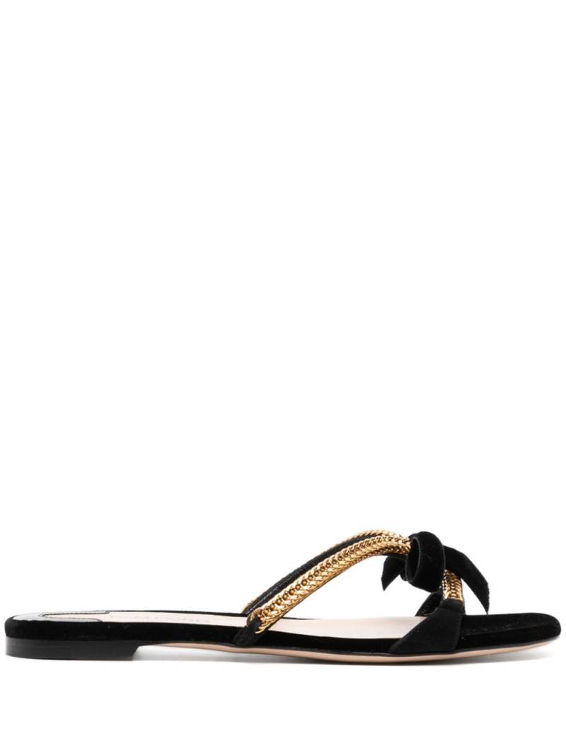 TOM FORD velvet sandals - Black von TOM FORD