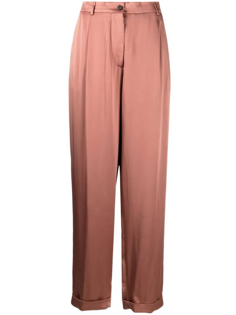 TOM FORD wide-leg satin trousers - Pink von TOM FORD