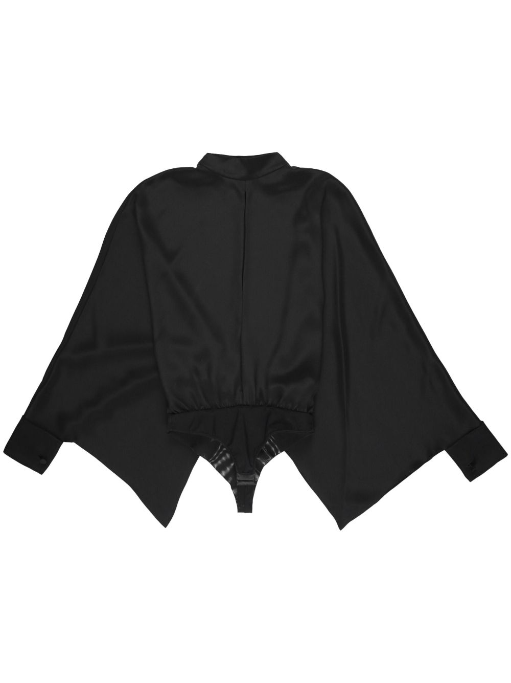 TOM FORD wide-sleeve silk bodysuit - Black von TOM FORD