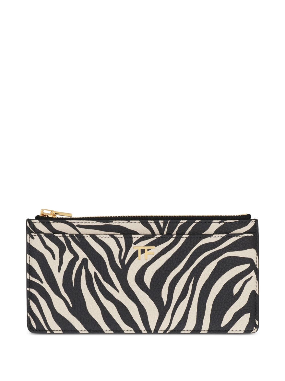 TOM FORD zebra-print wallet - Neutrals von TOM FORD