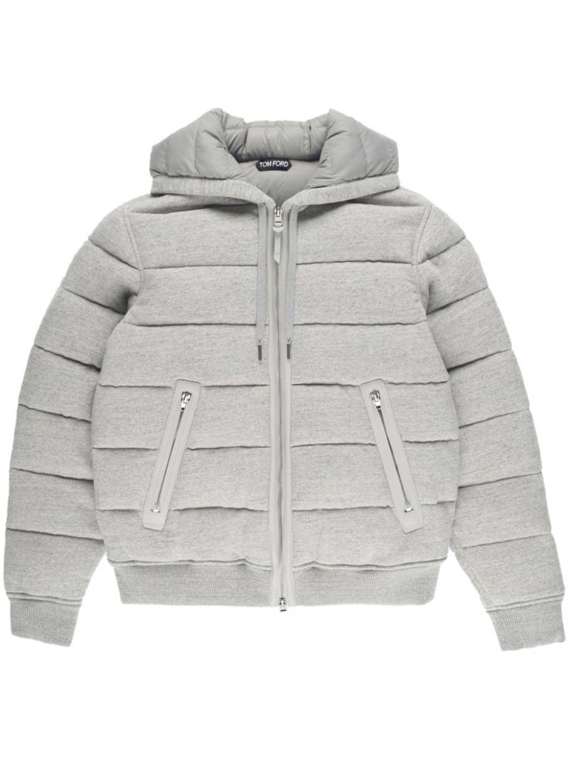 TOM FORD zip-up hoody jacket - Grey von TOM FORD