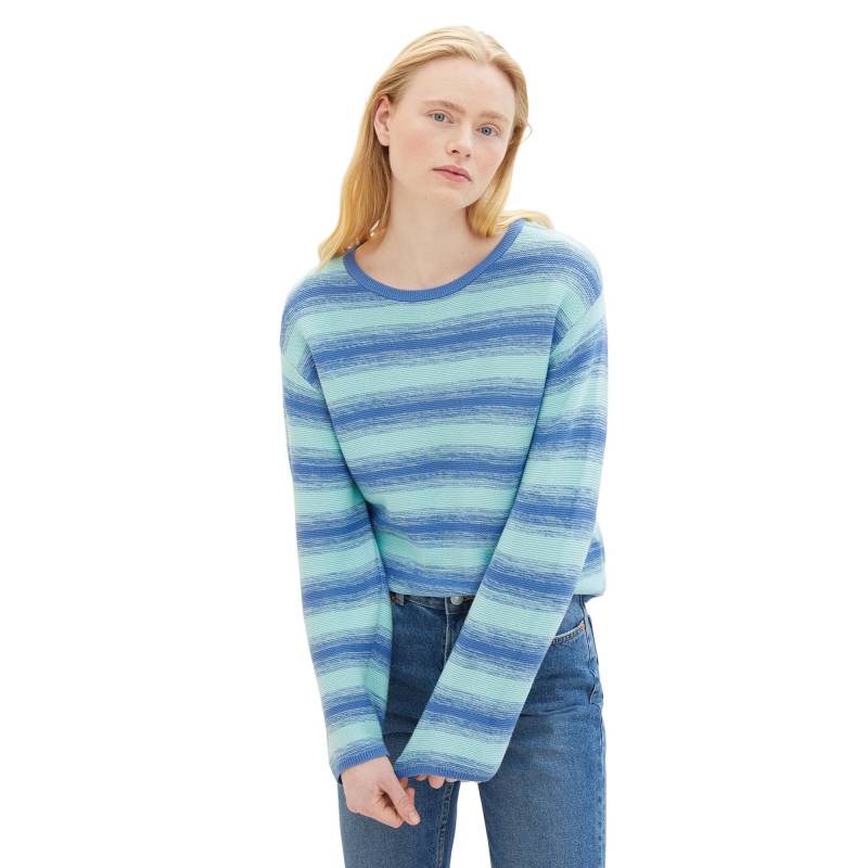 Pullover Damen Blau  L von TOM TAILOR Denim