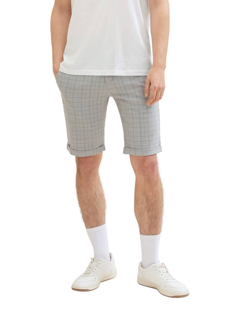 TOM TAILOR Denim Chinoshorts, in karierter Optik von TOM TAILOR Denim