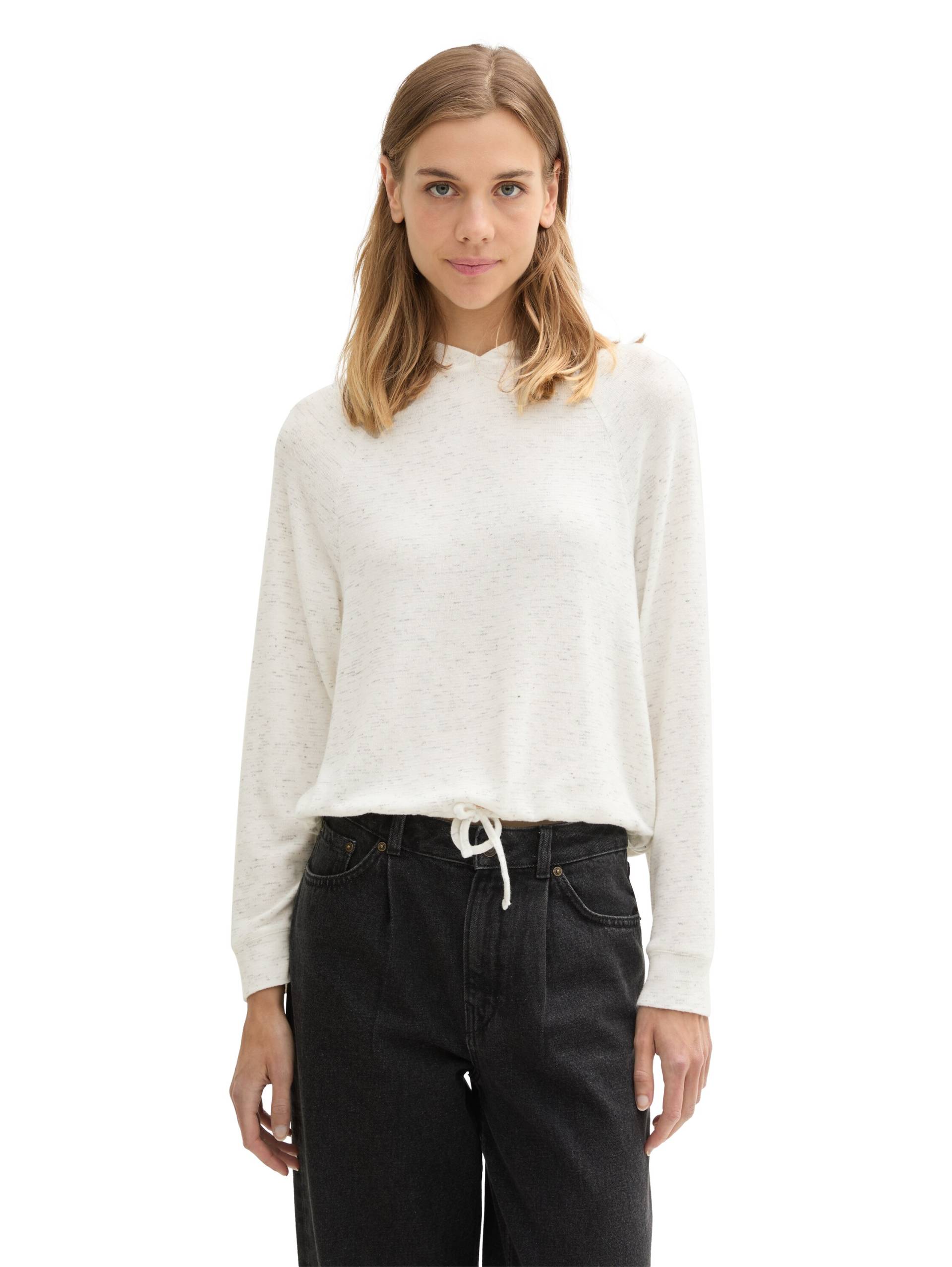 TOM TAILOR Denim Kapuzensweatshirt, mit Kordelzug am Saum TOM TAILOR Denim Kapuzensweatshirt, mit Kordelzug am Saum von TOM TAILOR Denim