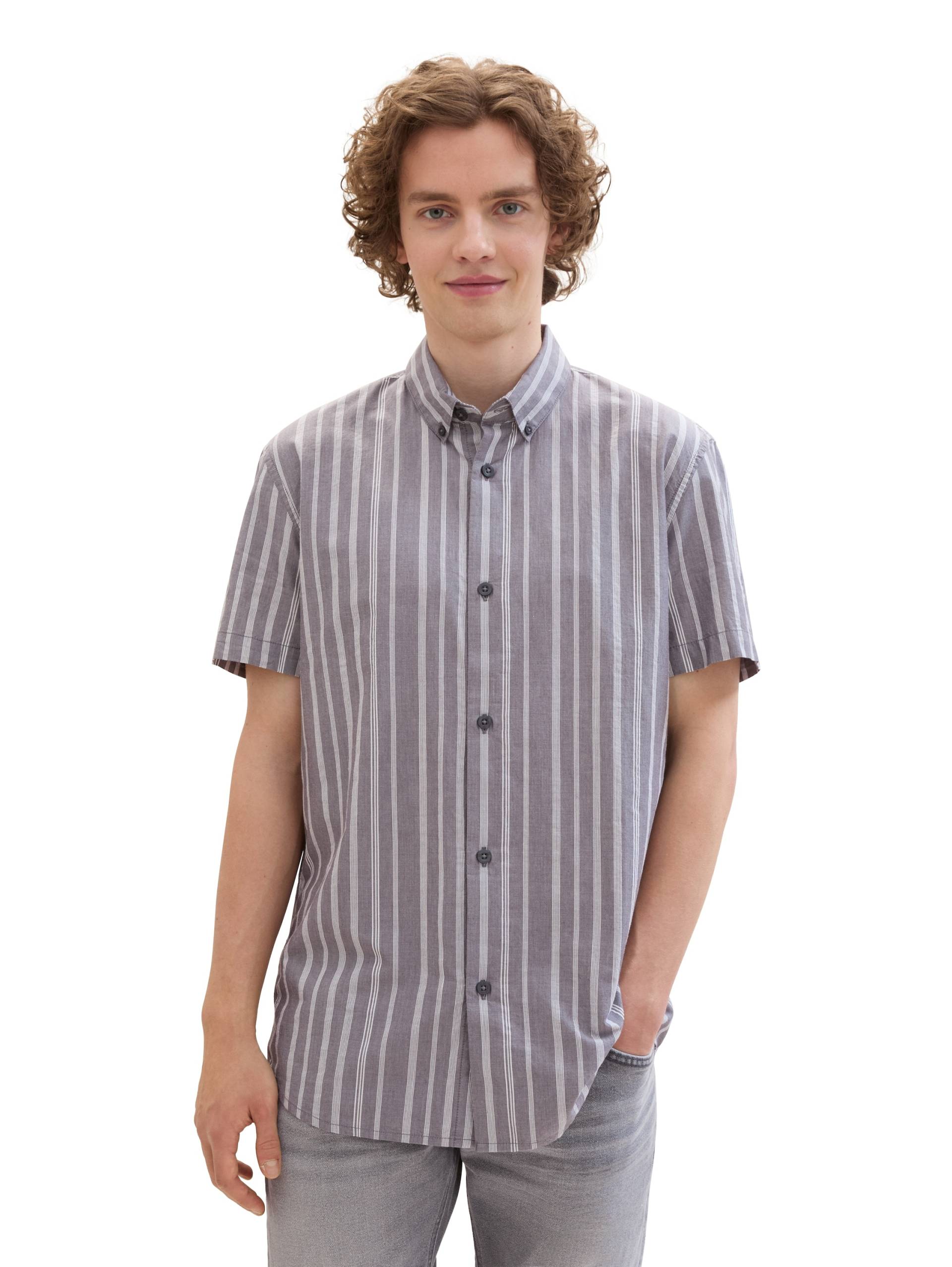 TOM TAILOR Denim Kurzarmhemd, mit Streifenmuster TOM TAILOR Denim Kurzarmhemd, mit Streifenmuster von TOM TAILOR Denim