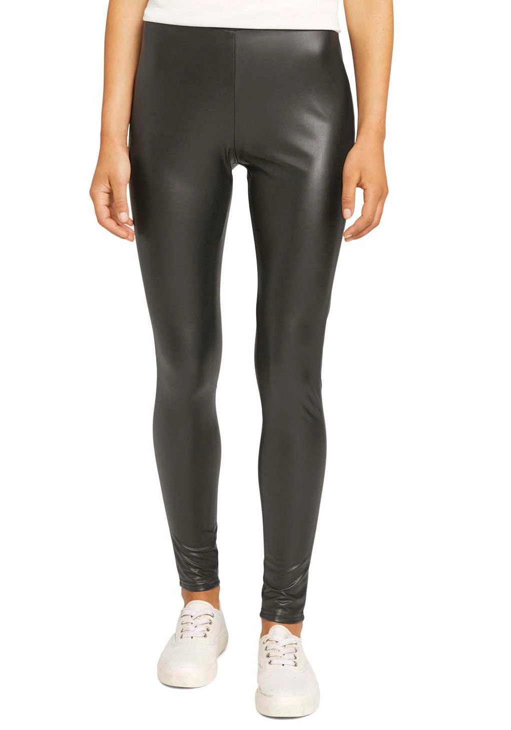 TOM TAILOR Denim Leggings, in Lederoptik TOM TAILOR Denim Leggings, in Lederoptik von TOM TAILOR Denim