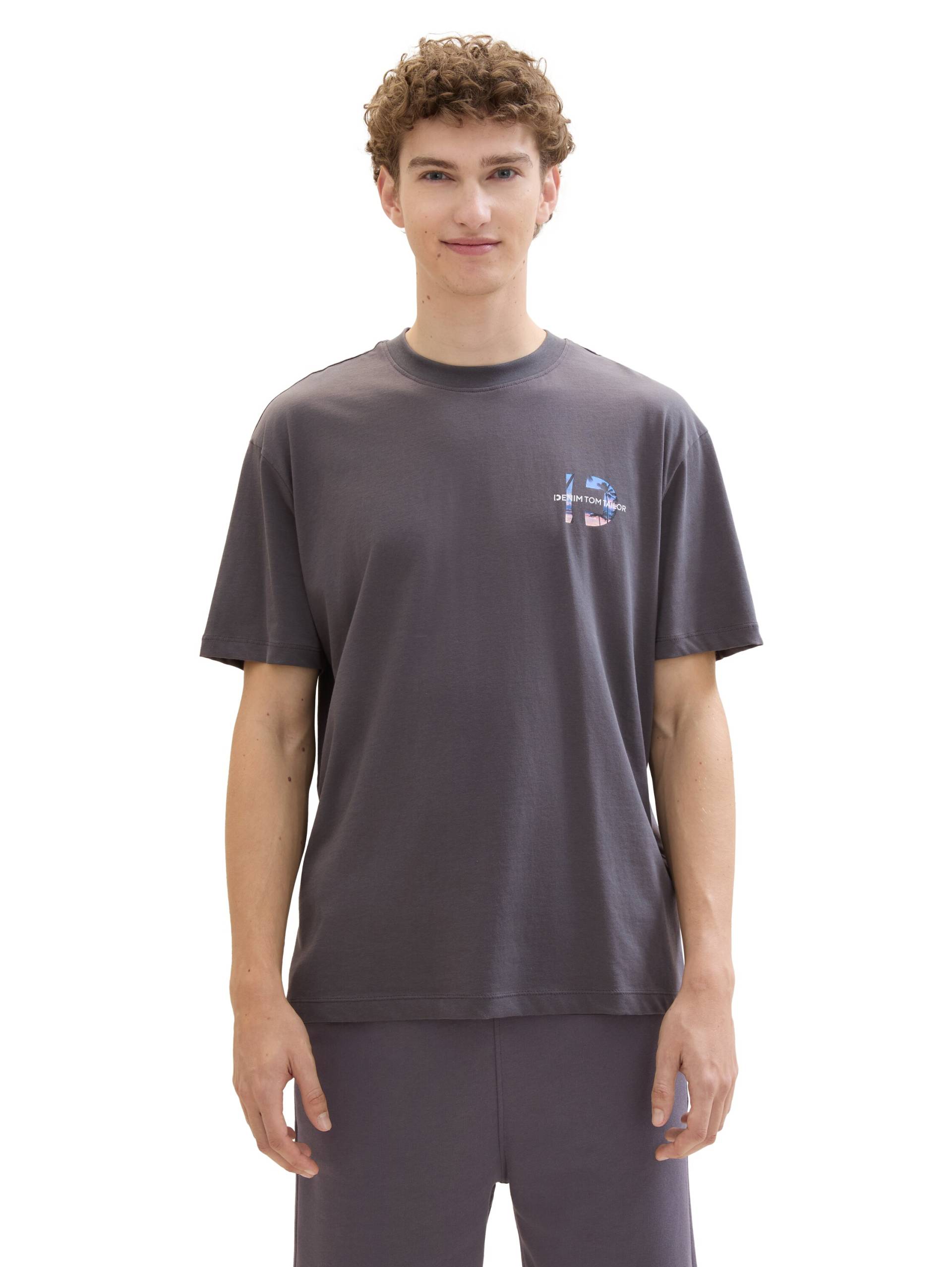 TOM TAILOR Denim Rundhalsshirt, mit Backprint TOM TAILOR Denim Rundhalsshirt, mit Backprint von TOM TAILOR Denim