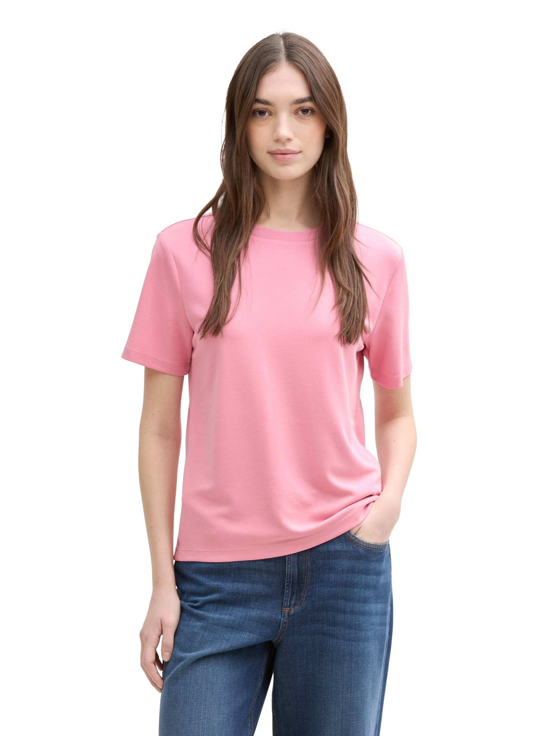 TOM TAILOR Denim Rundhalsshirt, mit Rundhalsausschnitt TOM TAILOR Denim Rundhalsshirt, mit Rundhalsausschnitt von TOM TAILOR Denim