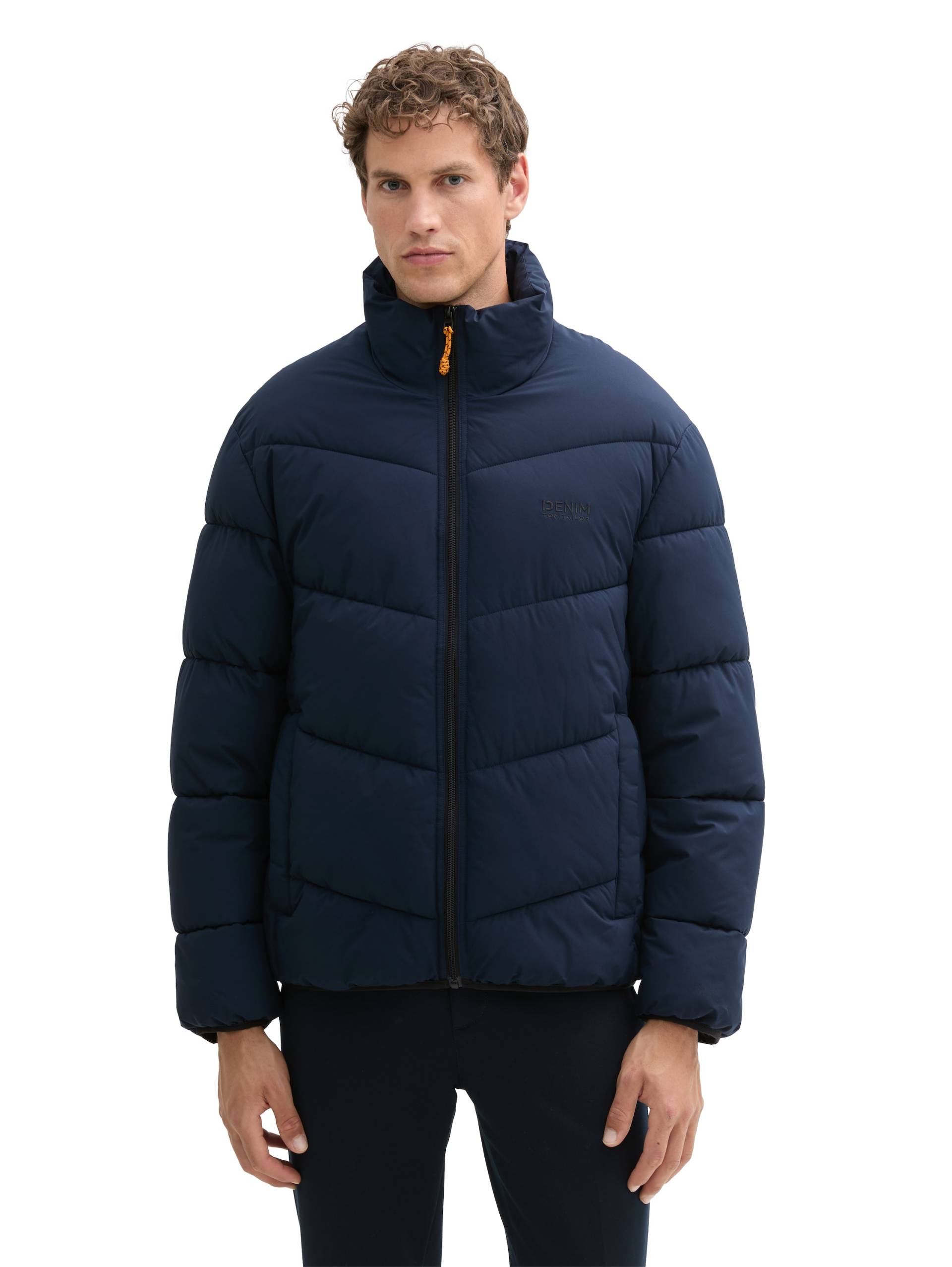 TOM TAILOR Denim Steppjacke, ohne Kapuze, mit Logoprint TOM TAILOR Denim Steppjacke, ohne Kapuze, mit Logoprint von TOM TAILOR Denim