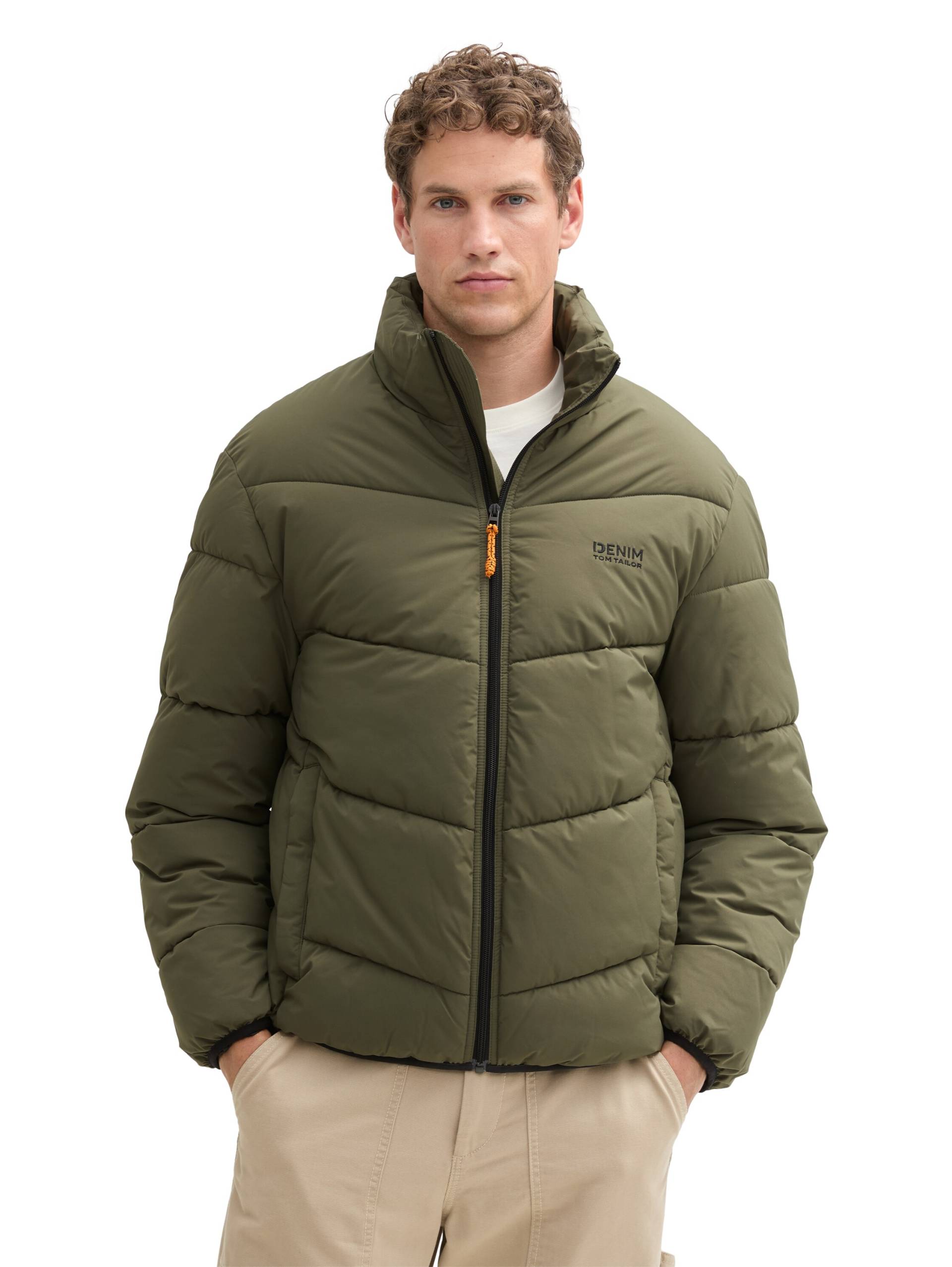 TOM TAILOR Denim Steppjacke, ohne Kapuze, mit Logoprint TOM TAILOR Denim Steppjacke, ohne Kapuze, mit Logoprint von TOM TAILOR Denim