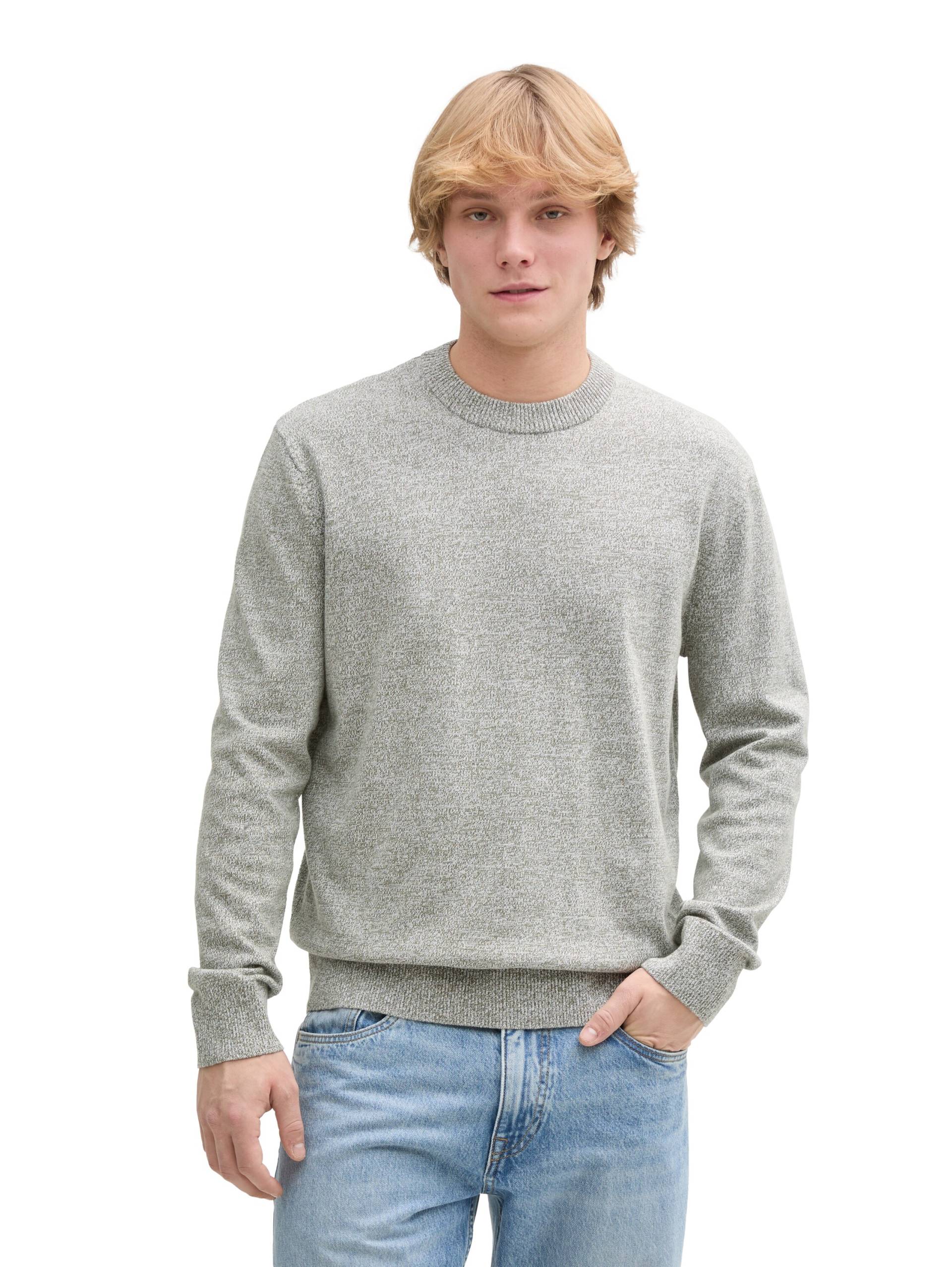 TOM TAILOR Denim Strickpullover, in melierter Optik von TOM TAILOR Denim