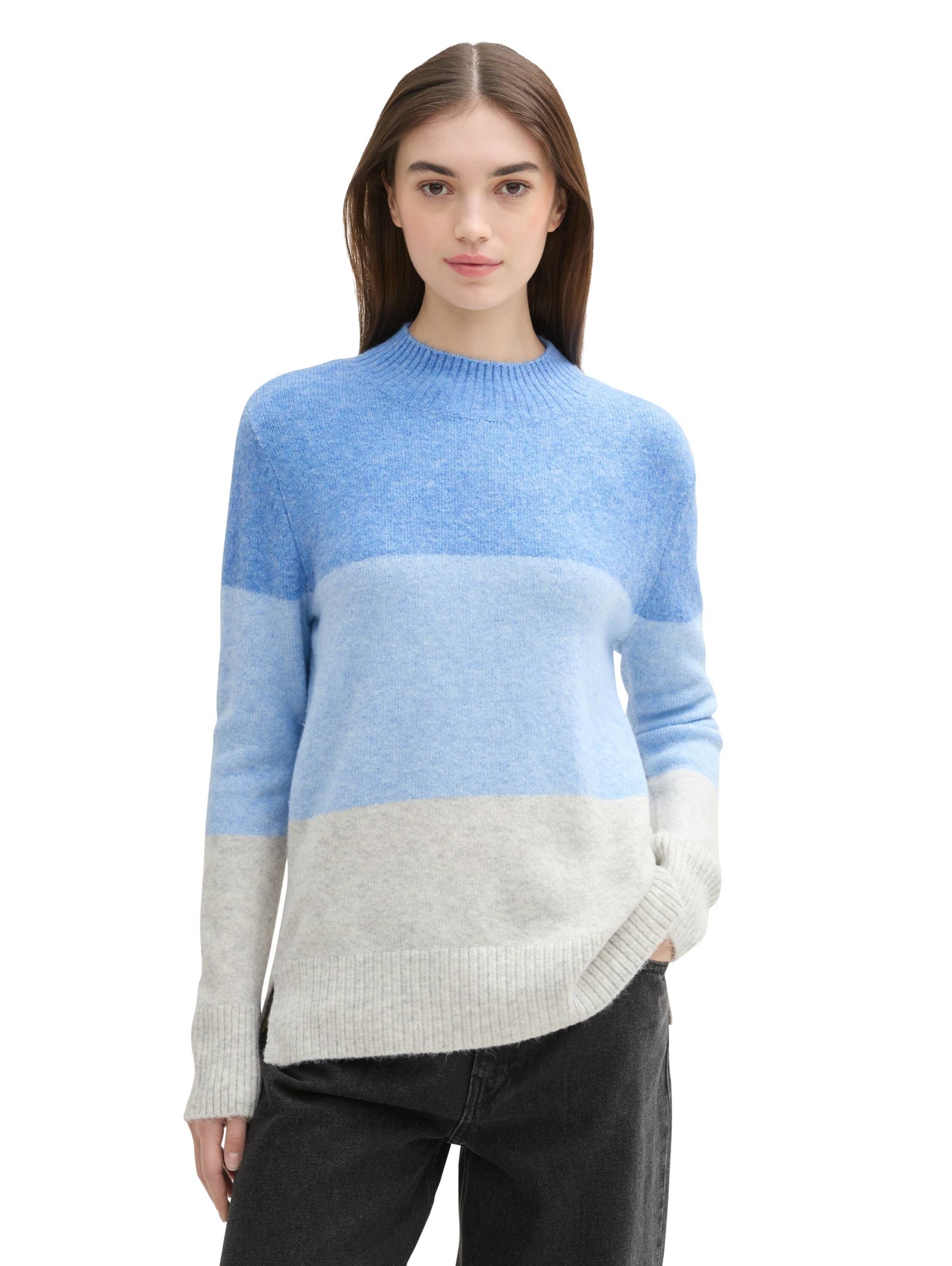 TOM TAILOR Denim Strickpullover, mit Colour Blocking von TOM TAILOR Denim