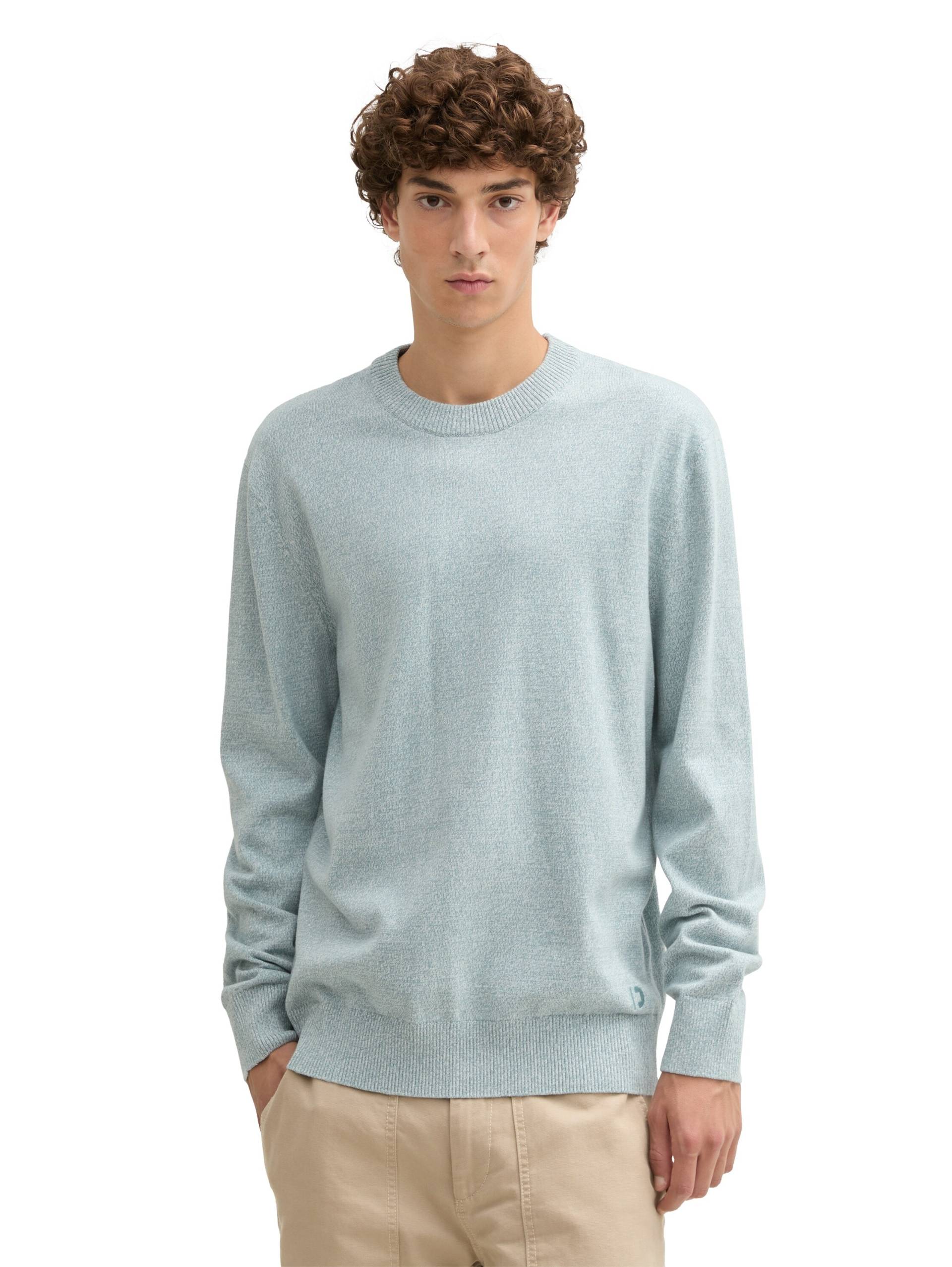 TOM TAILOR Denim Strickpullover, mit Rundhalsausschnitt von TOM TAILOR Denim