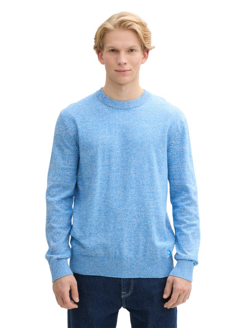 TOM TAILOR Denim Strickpullover, mit Rundhalsausschnitt von TOM TAILOR Denim