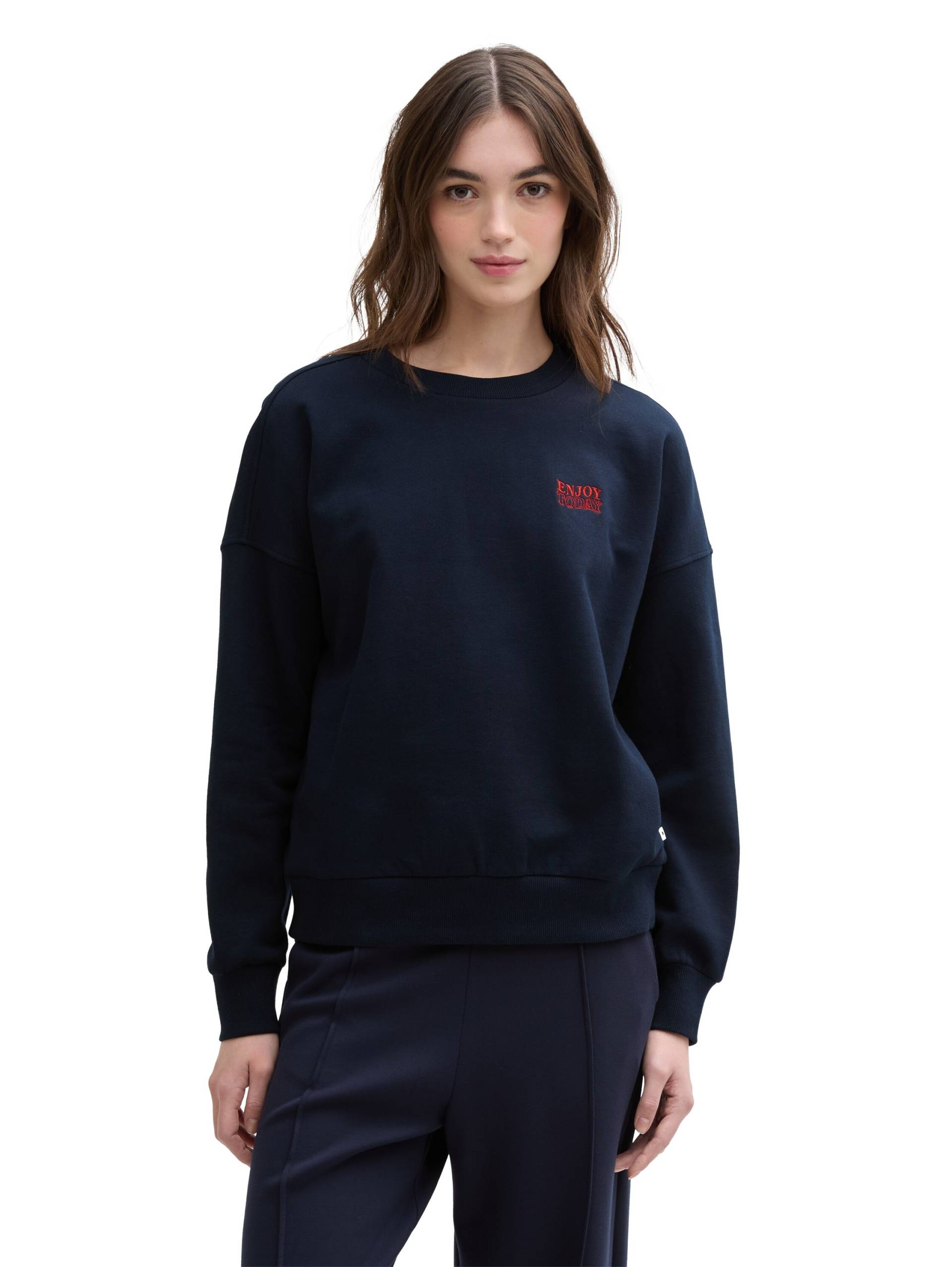 TOM TAILOR Denim Sweatshirt, aus weicher Baumwolle TOM TAILOR Denim Sweatshirt, aus weicher Baumwolle von TOM TAILOR Denim