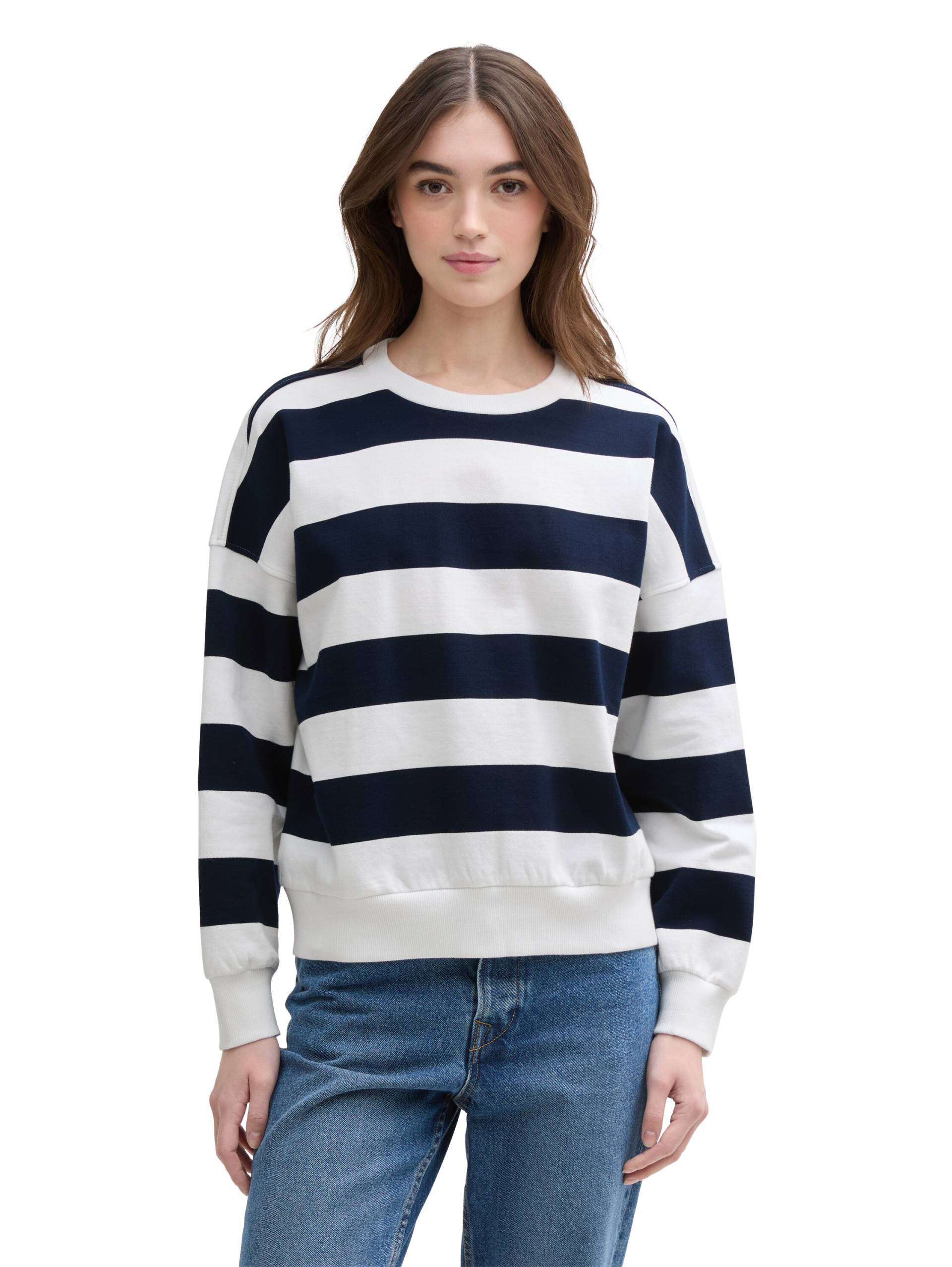 TOM TAILOR Denim Sweatshirt, aus weicher Baumwolle von TOM TAILOR Denim