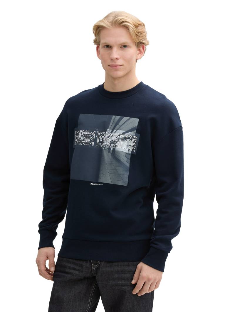 TOM TAILOR Denim Sweatshirt, mit Frontprint von TOM TAILOR Denim