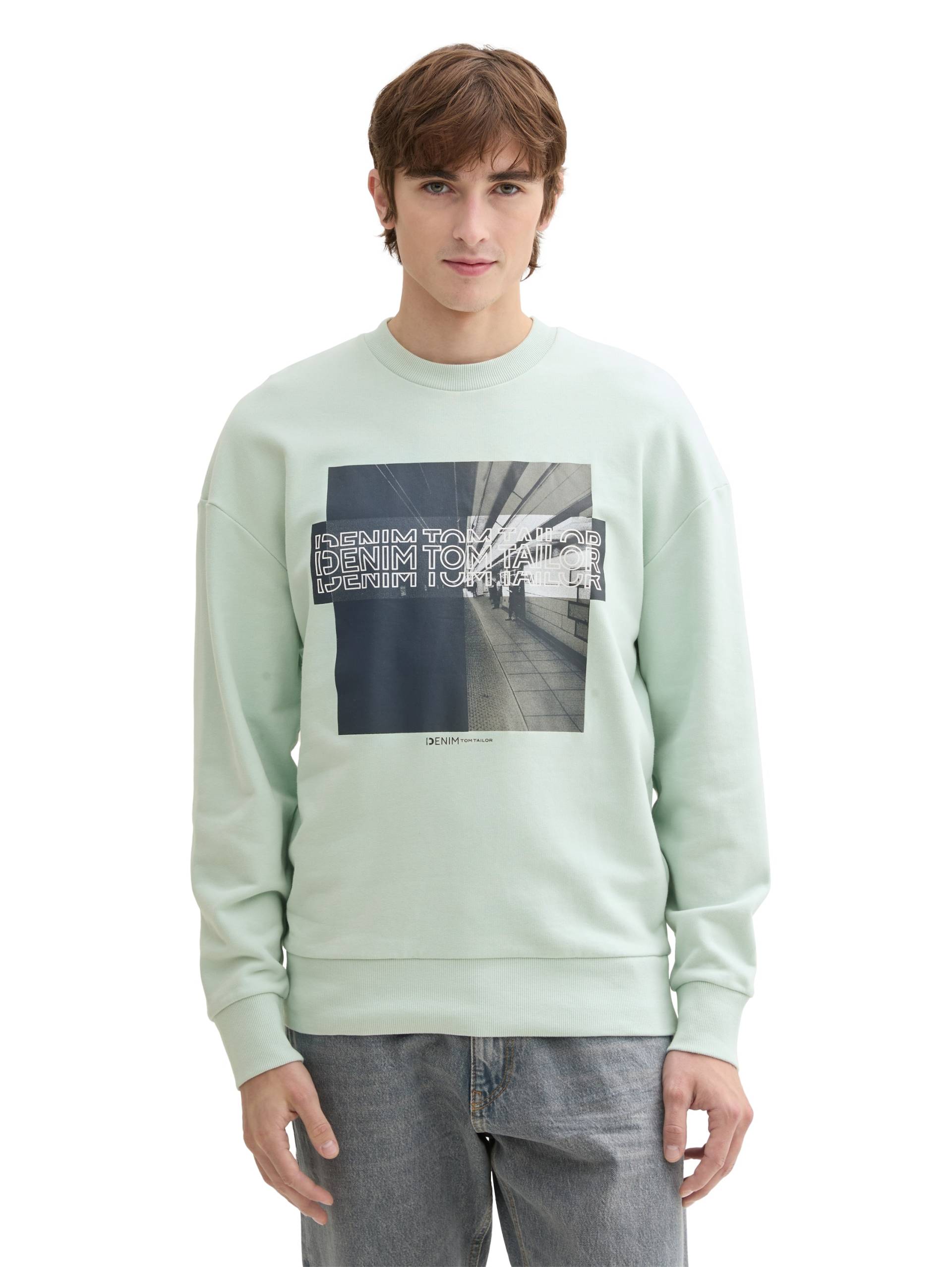 TOM TAILOR Denim Sweatshirt, mit Frontprint von TOM TAILOR Denim