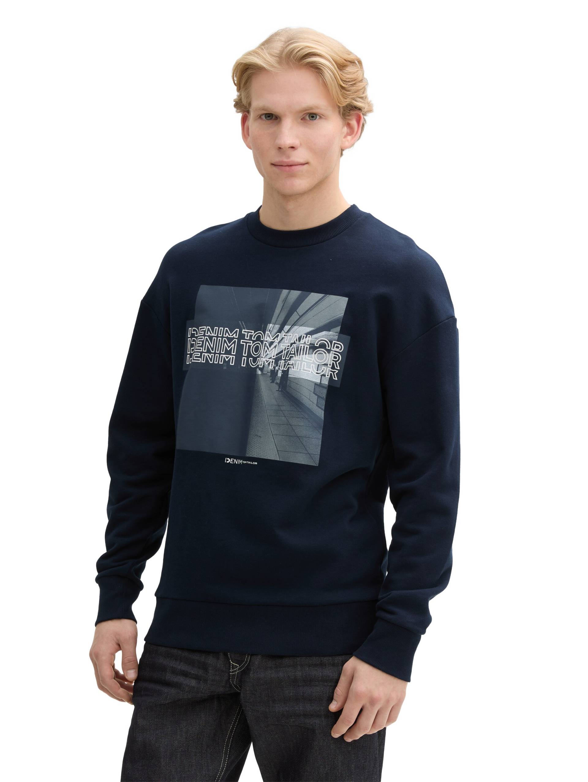 TOM TAILOR Denim Sweatshirt, mit Frontprint TOM TAILOR Denim Sweatshirt, mit Frontprint von TOM TAILOR Denim