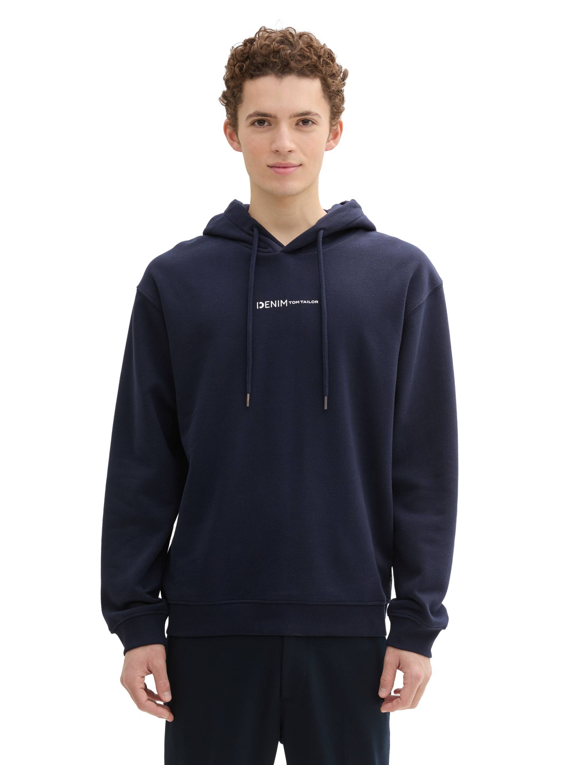 TOM TAILOR Denim Sweatshirt, mit Kapuze und Logo-Print TOM TAILOR Denim Sweatshirt, mit Kapuze und Logo-Print von TOM TAILOR Denim