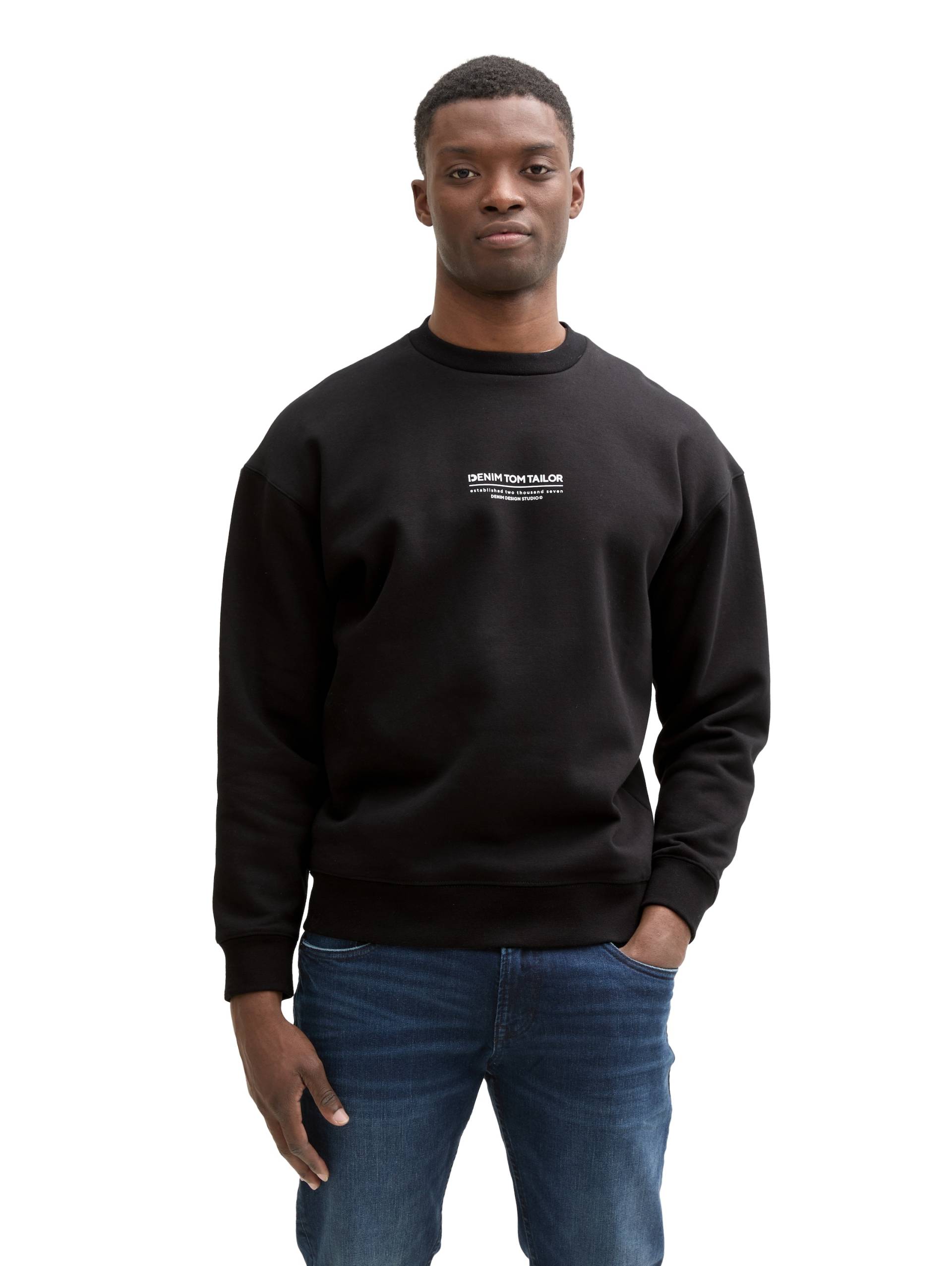 TOM TAILOR Denim Sweatshirt, mit Logo Print TOM TAILOR Denim Sweatshirt, mit Logo Print von TOM TAILOR Denim