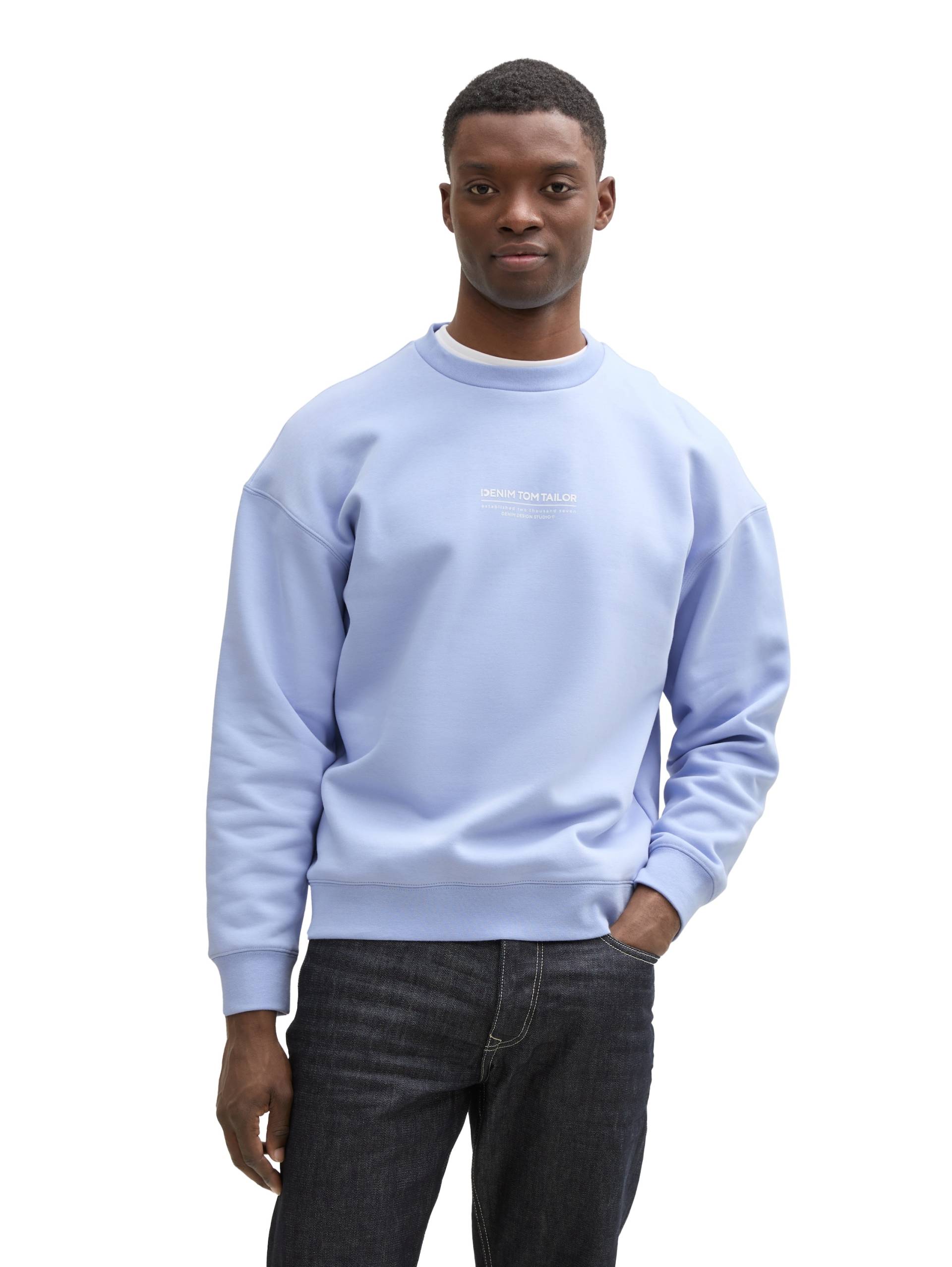 TOM TAILOR Denim Sweatshirt, mit Logo Print von TOM TAILOR Denim