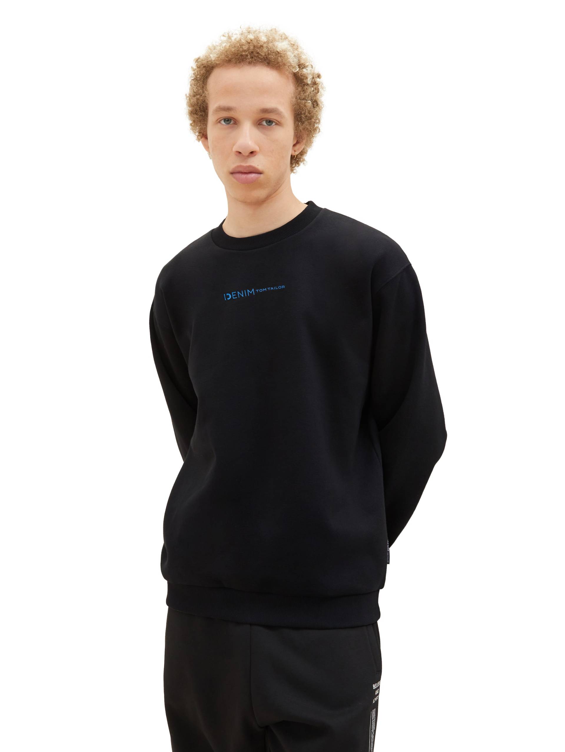 TOM TAILOR Denim Sweatshirt, mit Logofrontprint TOM TAILOR Denim Sweatshirt, mit Logofrontprint von TOM TAILOR Denim