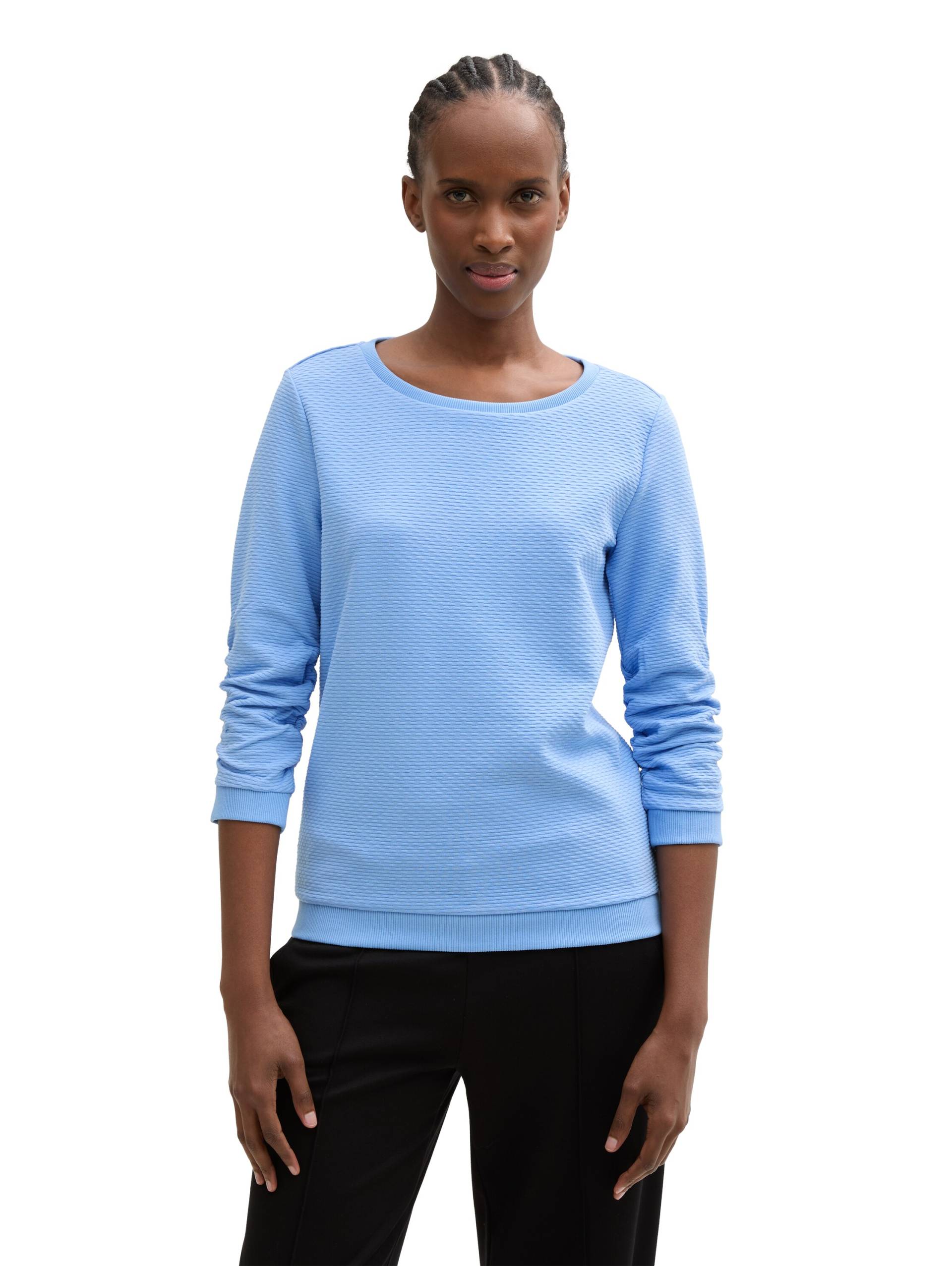 TOM TAILOR Denim Sweatshirt, mit besonderer Materialoberfläche TOM TAILOR Denim Sweatshirt, mit besonderer Materialoberfläche von TOM TAILOR Denim