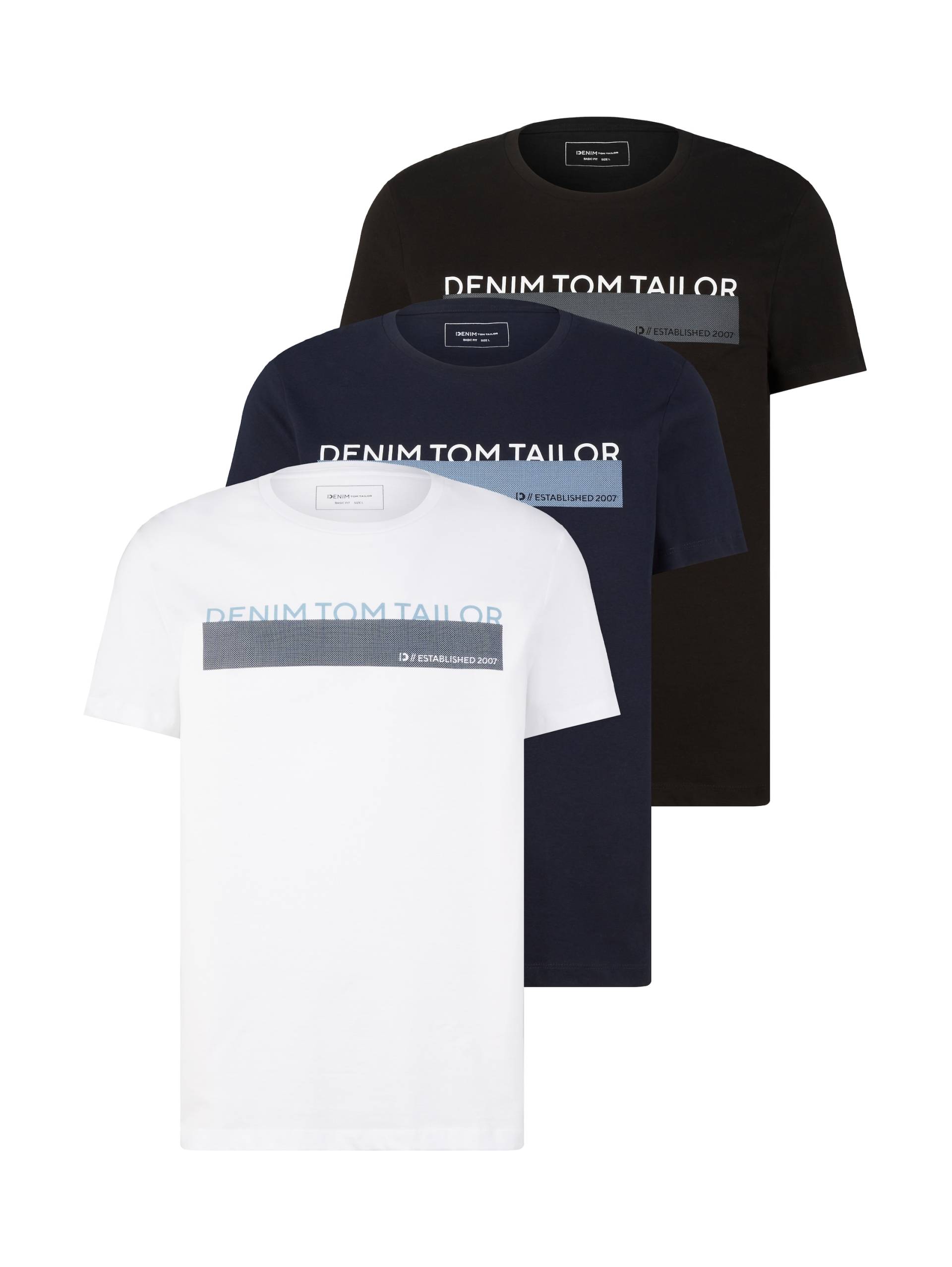 TOM TAILOR Denim T-Shirt, in verschiedenen Farben von TOM TAILOR Denim