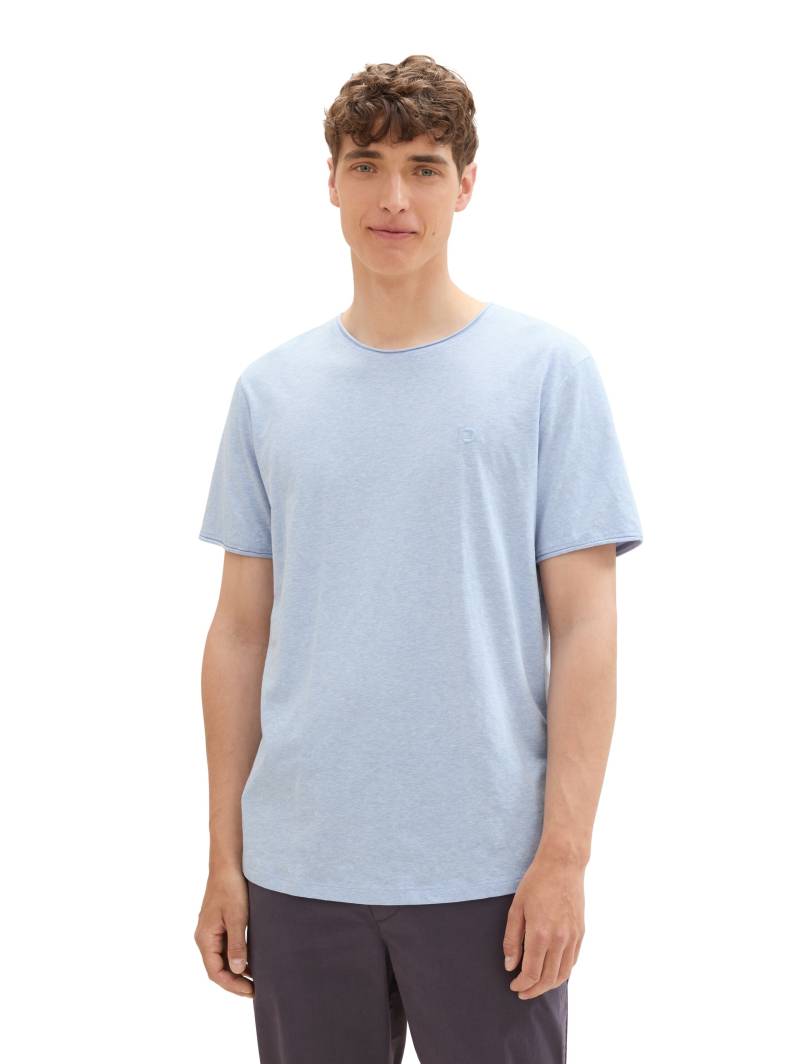 TOM TAILOR Denim T-Shirt, in Melange Optik von TOM TAILOR Denim