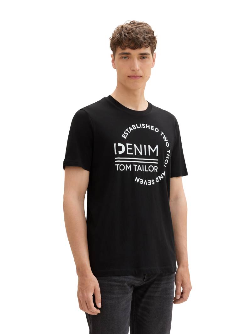 TOM TAILOR Denim T-Shirt, mit Logo Print von TOM TAILOR Denim