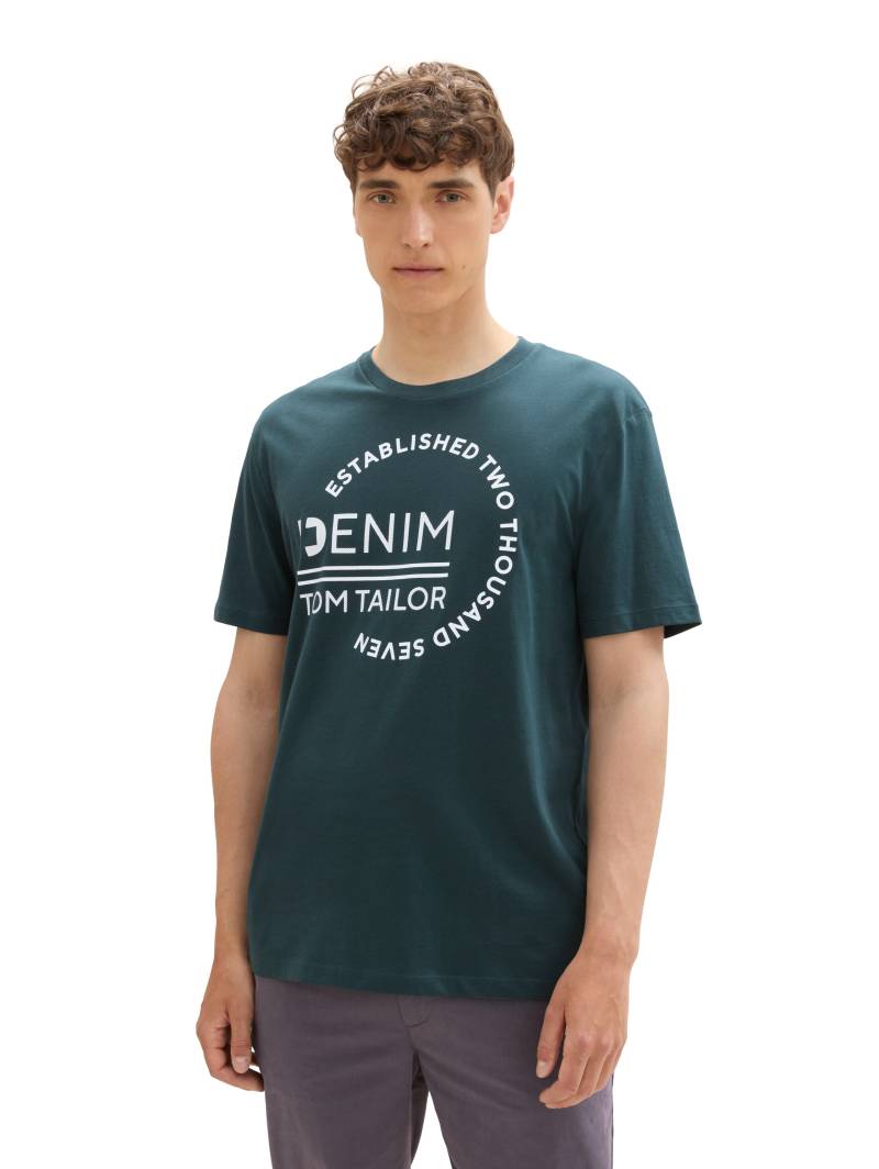 TOM TAILOR Denim T-Shirt, mit Logo Print von TOM TAILOR Denim