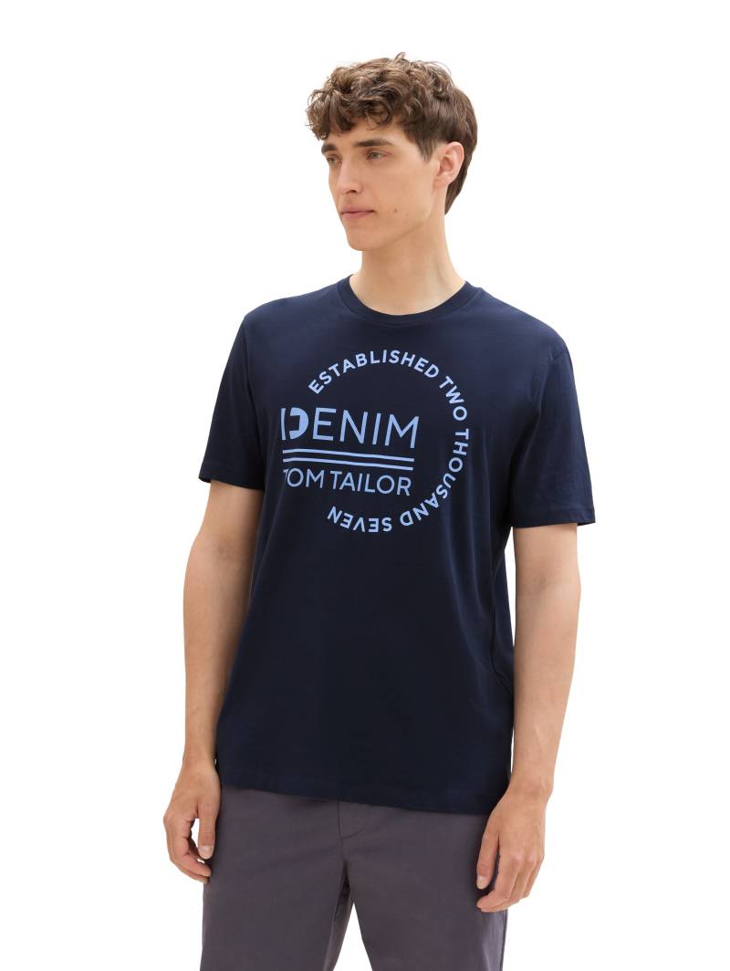 TOM TAILOR Denim T-Shirt, mit Logo Print von TOM TAILOR Denim