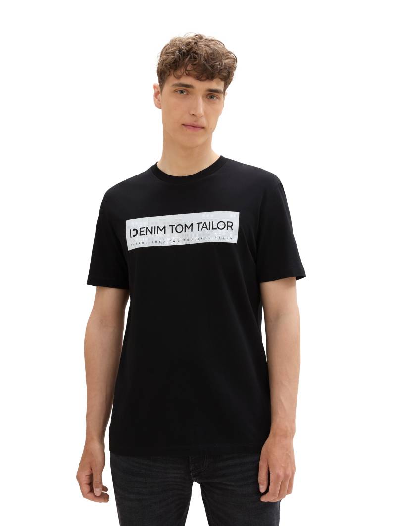 TOM TAILOR Denim T-Shirt, mit Logo Print von TOM TAILOR Denim