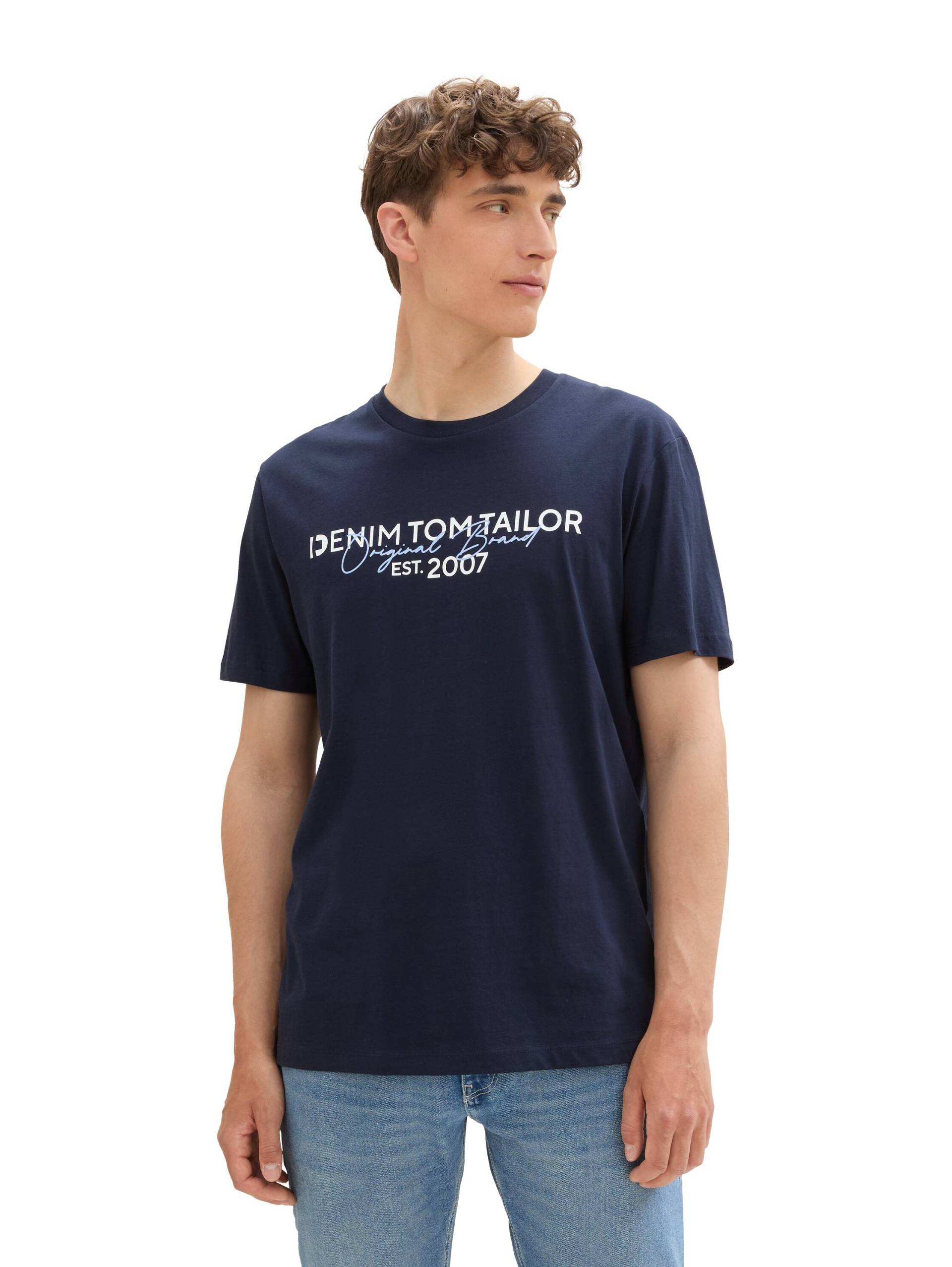 TOM TAILOR Denim T-Shirt, mit verschiedenen Logo Prints von TOM TAILOR Denim