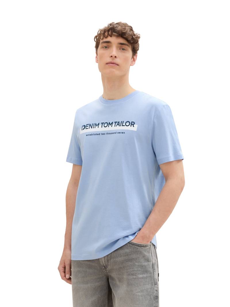 TOM TAILOR Denim T-Shirt, mit Logofrontprint von TOM TAILOR Denim