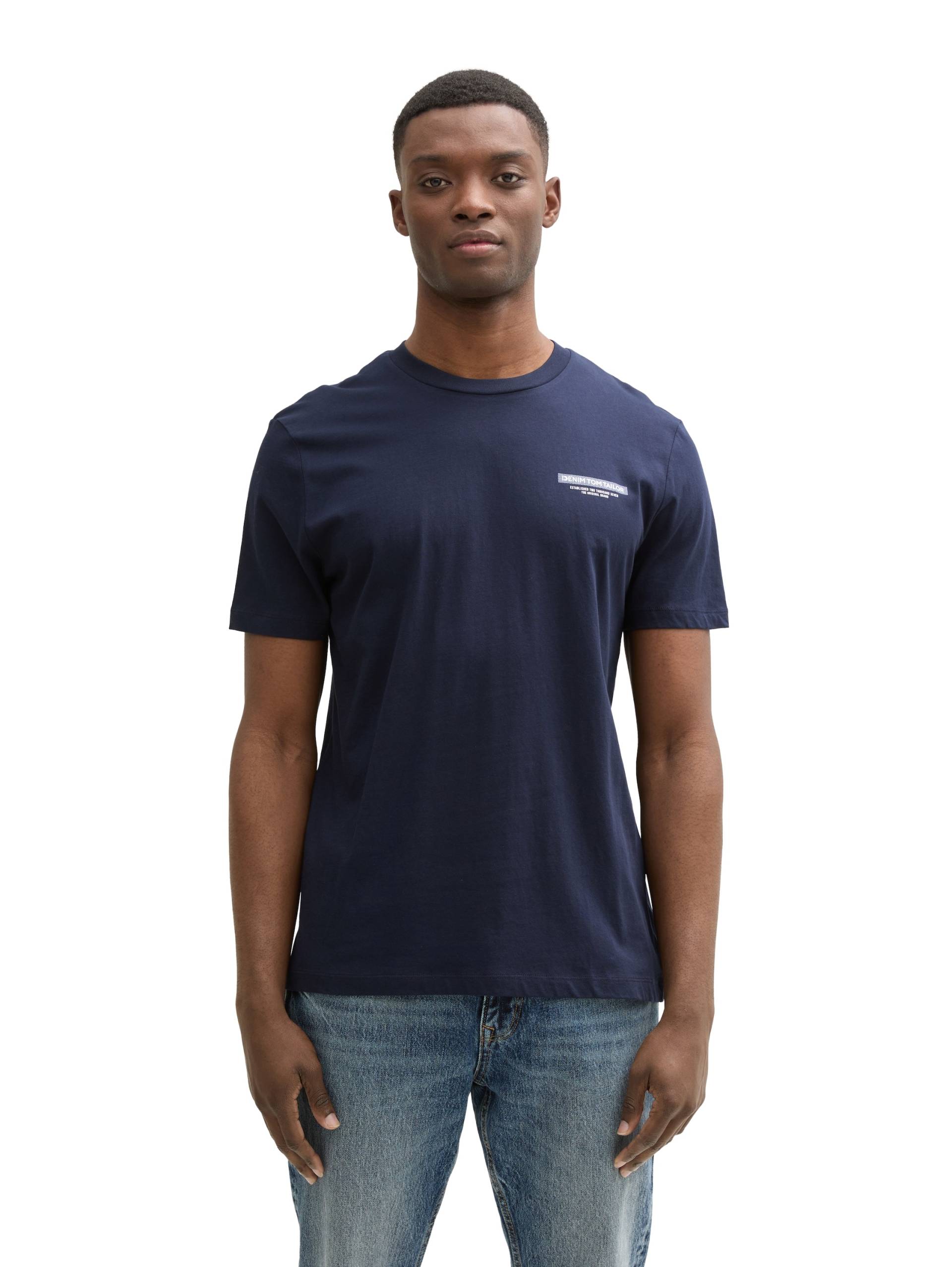 TOM TAILOR Denim T-Shirt, mit verschiedenen Logo Prints von TOM TAILOR Denim