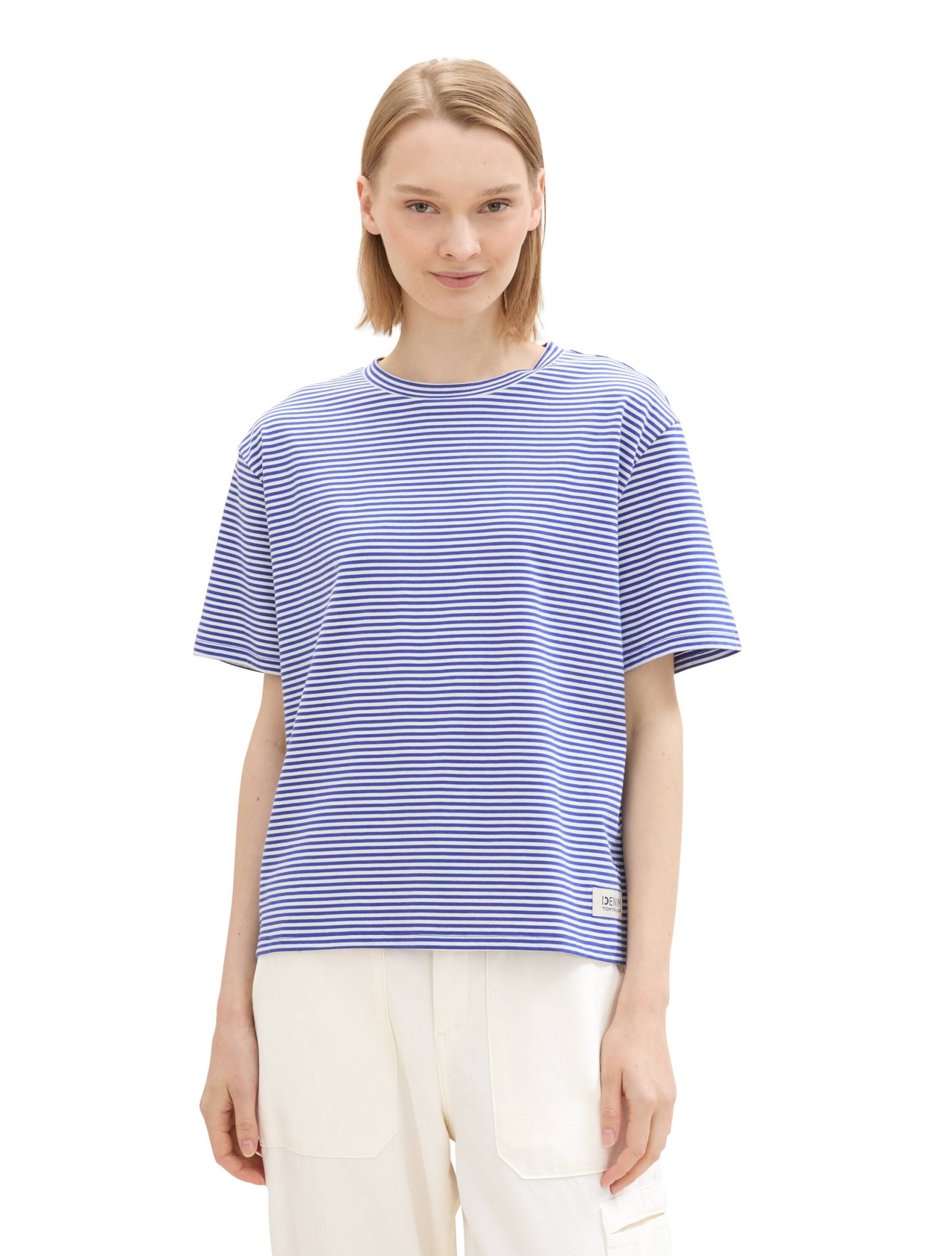 TOM TAILOR Denim T-Shirt »Boxy«, aus reiner Baumwolle TOM TAILOR Denim T-Shirt »Boxy«, aus reiner Baumwolle von TOM TAILOR Denim
