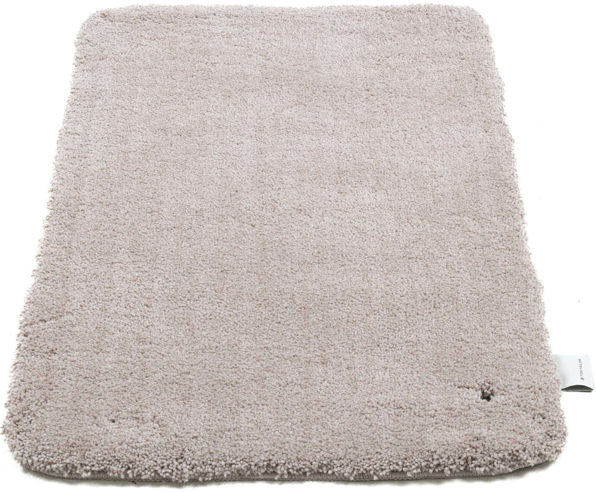 TOM TAILOR Badematte »Cozy Bath UNI«, Höhe 27 mm, rutschhemmend beschichtet, fussbodenheizungsgeeignet, Badteppich, Uni Farben, rechteckig, rund & oval erhältlich von Tom Tailor